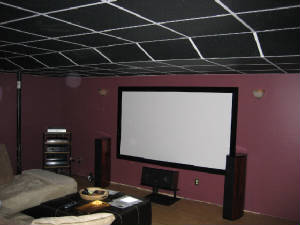 Black Ceiling Tiles