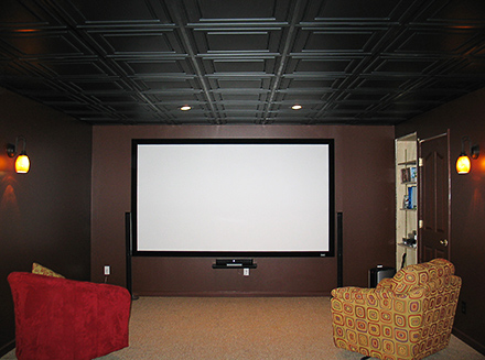 Black Ceiling Tiles